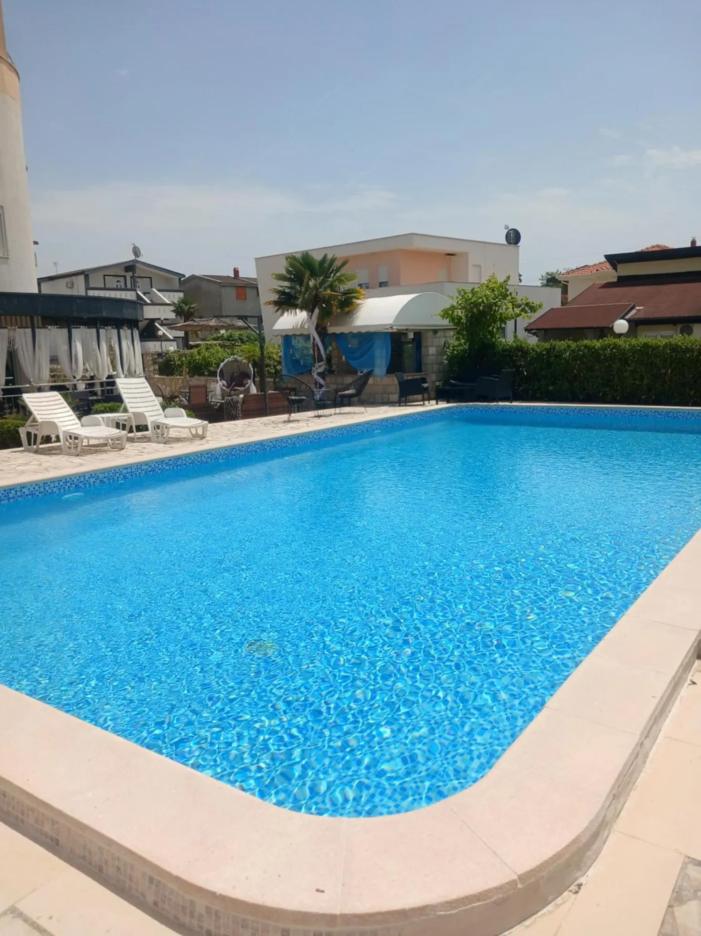 Main swimming area of the seasonal outdoor pool